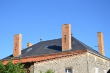 Restauration des souches de la cheminée en brique